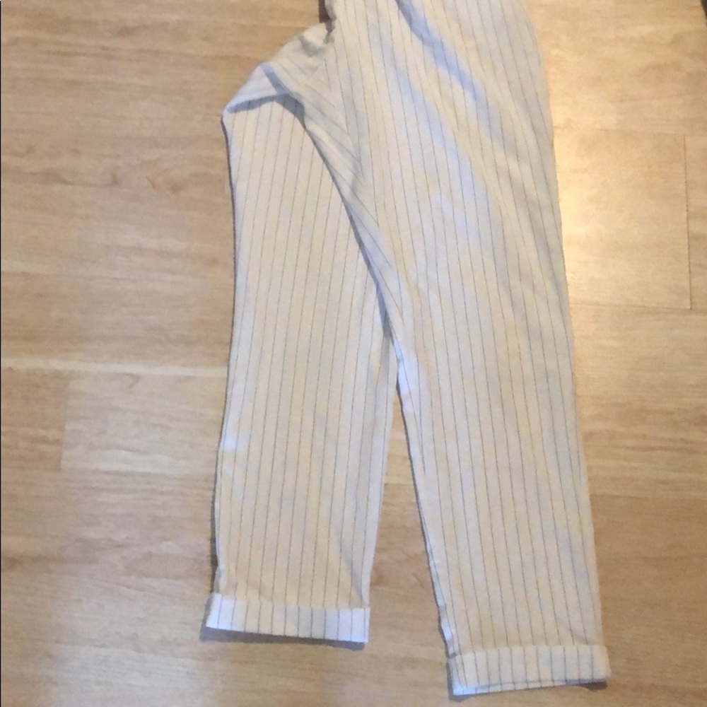 Striped dress pants